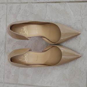 Christian Louboutin Iriza 100 Patent Nude